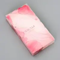 Коробка для печенья, &laquo;Счастья и любви&raquo;, 10.5&times;20&times;3 см