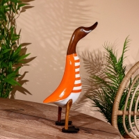 Сувенир "Утка в оранжевом" дерево 45 см