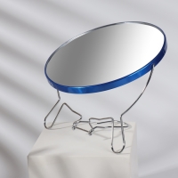 Зеркало настольное - подвесное &laquo;Круг&raquo;, двустороннее, с увеличением, d зеркальной поверхности 18,5 см, цвет МИКС