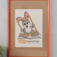 Фоторамка дерево 40х60 см, махагон №2 (пластиковый экран)