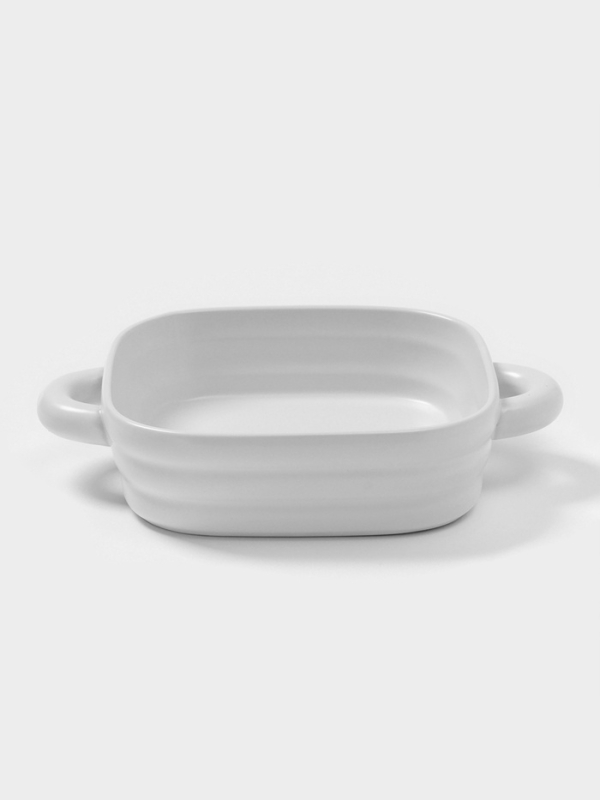 Форма для запекания Доляна &laquo;Зефир&raquo;, 1,5 л, 21&times;21 см, квадратная, керамика, белая