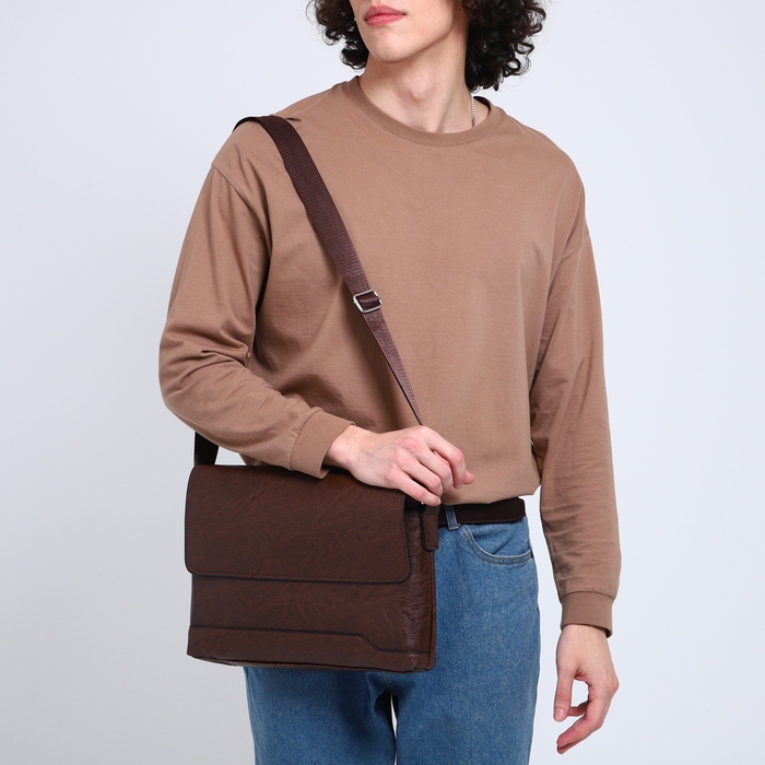 Сумка мужская, цвет коричневый Сумка мужская, цвет коричневый