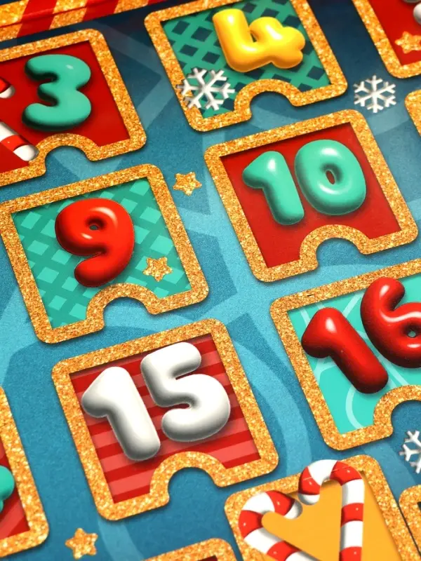 Адвент - календарь &laquo;Большой подарок на новый год&raquo;, 24 окошка с подарками