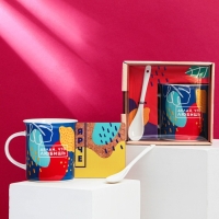 Кружка &laquo;Делай, что любишь&raquo; с ложкой и подставкой, 300 мл