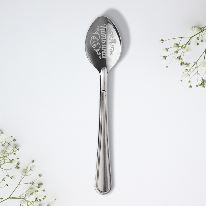 Ложка именная на открытке &laquo;Татьяна&raquo;, 3 х 14 см.