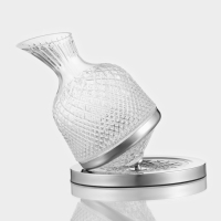 Декантер &laquo;Селекта&raquo;, 1,2 л, 20&times;26 см, на вращающейся подставке, стекло, прозрачный