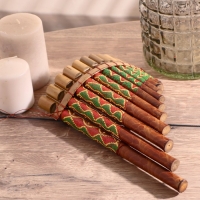 Сувенирный музыкальный инструмент "Флейта Пана" 28х19,5х6,5 см МИКС Сувенирный музыкальный инструмент "Флейта Пана" 28х19,5х6,5 см МИКС