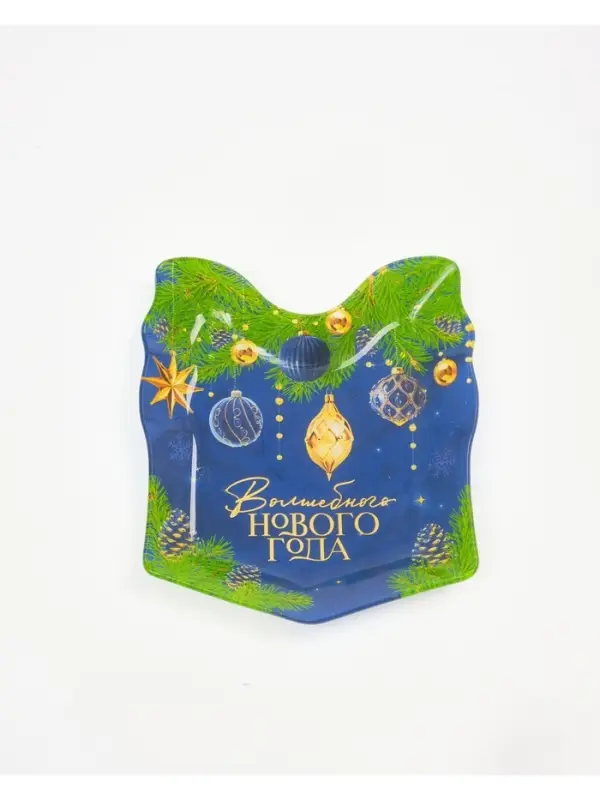 Тарелка плоская новогодняя &laquo;Волшебного года&raquo;, 15.1&times;17.3 см