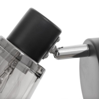 Бра с переключателем 59392/1 E14 40Вт черный-хром 15х11х15 см