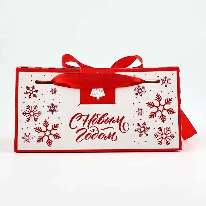 Коробка подарочная &laquo;Подарок от Деда Мороза&raquo;, 20 х 9.5 х 7.5 см