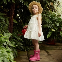 Платье для девочки MINAKU, цвет белый, рост 122 см