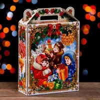 Подарочная коробка "Дети" в белом 16,8 х 7 х 25 см