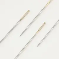 Иглы швейные, для вышивания лентой, d=1.07 мм, 4.7 - 4.9 см, с золотым ушком, 4 шт.