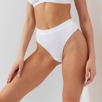 Трусы бразилиана MINAKU рубчик размер 48-50, цвет белый Трусы бразилиана MINAKU рубчик размер 48-50, цвет белый