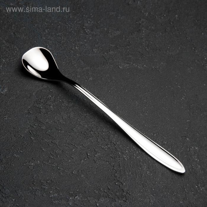 Ложка для кофе &laquo;Вираж&raquo;, h=18 см, толщина 1,5 мм