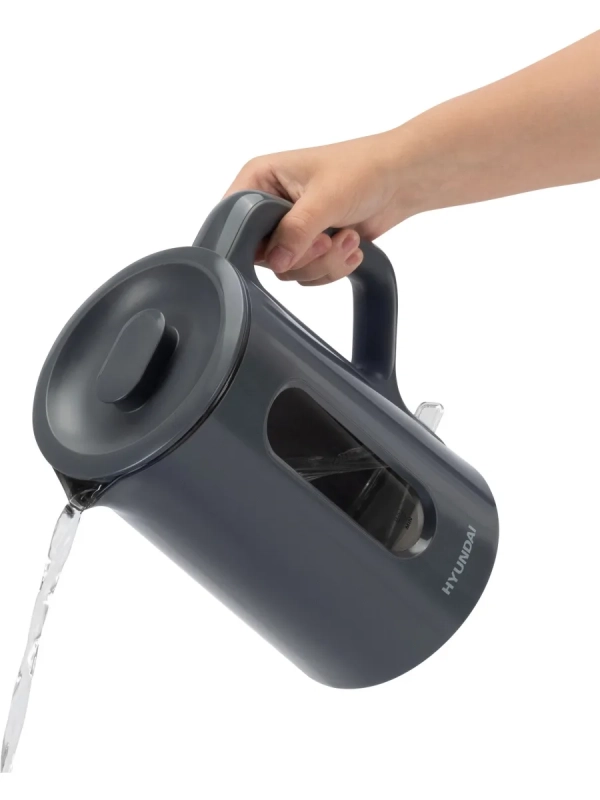 Чайник HYK-G4508 1.5л. 1700Вт серый