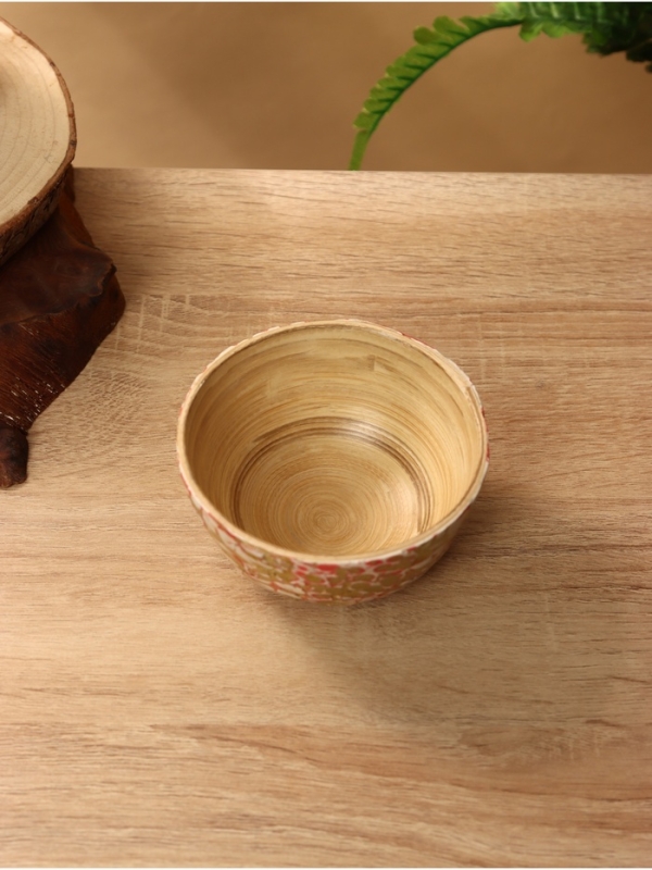 Миска 10х10х5 см, бамбук