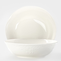 Тарелки глубокие WY Venecia, 580 мл, 17&times;5 см, набор 2 шт., фарфор, белые