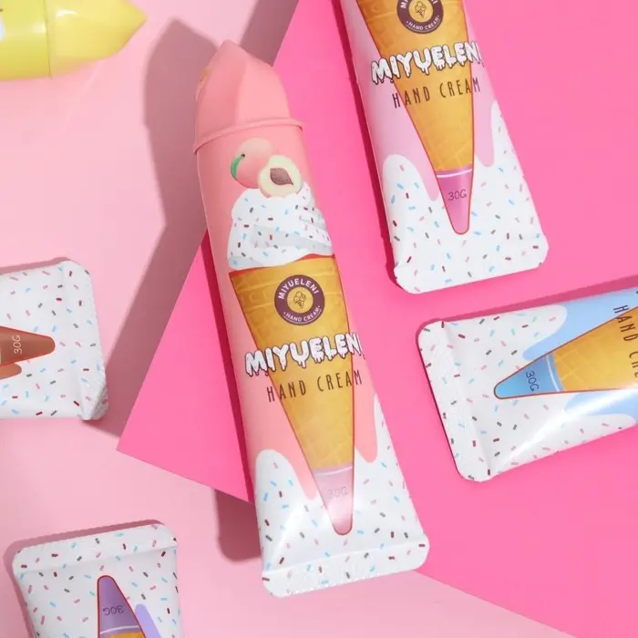 Крем для рук &laquo;Персик с мороженым&raquo; увлажняющий, 30 мл