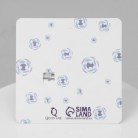 Булавка-оберег &laquo;От дурного глаза&raquo;, цвет бело-синий в серебре