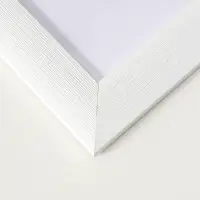 Фоторамка для фото 40х60 см "Luxe Elegance" пластик, белый, (пластик экран)