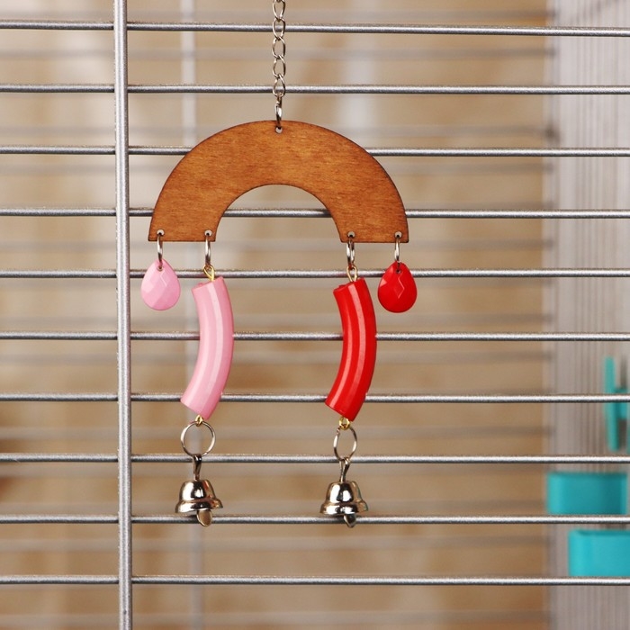 Игрушка для птиц Игрушка для птиц "Подкова", микс