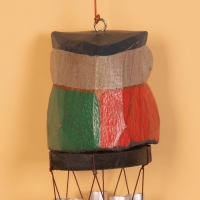 Музыка ветра "Совёнок" дерево, алюминий, 8х8х80 см, Музыка ветра "Совёнок" дерево, алюминий, 8х8х80 см,