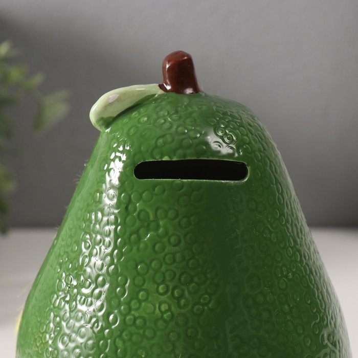 Копилка керамика "Пушистое авокадо" 9,2х12,5х16,7 см