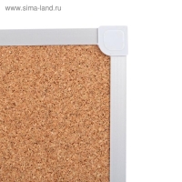 Доска комбинированная 60х90 см, магнитно-маркерная/пробковая, Calligrata СТАНДАРТ, в алюминиевой рамке Доска комбинированная 60х90 см, магнитно-маркерная/пробковая, Calligrata СТАНДАРТ, в алюминиевой рамке