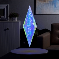 Светодиодная фигура &laquo;Кристалл&raquo; 18 &times; 60 &times; 18 см, пластик, 220 В, свечение белое