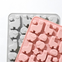 Форма для мармелада Доляна &laquo;Ферма&raquo;, силикон, 23&times;12,5&times;1 см, 53 ячейки, цвет МИКС