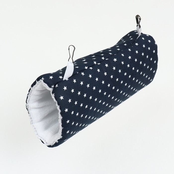 Домик Домик "Кольцо" для грызунов, 25*10*10 см, бязь флис, звезды