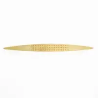 Ручка-скоба мебельная ТУНДРА STANDART, м/о 128 мм, цвет золото