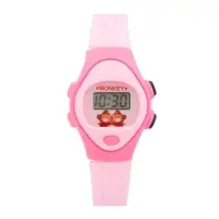 Часы наручные электронные, детские "Птички", ремешок силикон, розовый