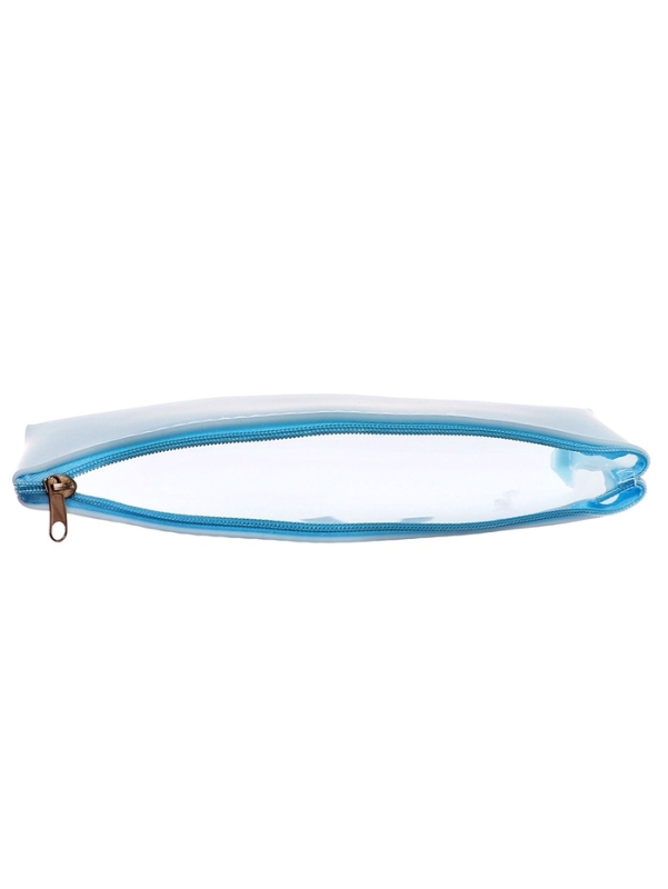 Пенал школьный на молнии  Космонавт Голубой