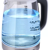 Чайник HYK-G8880 2л. 2200Вт серый серебристый