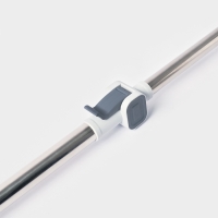 Оконная швабра с креплением на зажимах 28х8 см, длина 103-145 см, 2 насадки, 45+180 поворот   107959