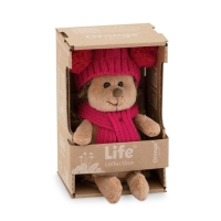 Мягкая игрушка «Ежинка Колючка» в шапке с двумя помпонами, 15 см Мягкая игрушка «Ежинка Колючка» в шапке с двумя помпонами, 15 см