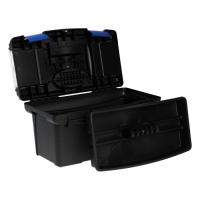 Ящик для инструмента ТУНДРА, 19", 490 х 275 х 240 мм, пластиковый Ящик для инструмента ТУНДРА, 19", 490 х 275 х 240 мм, пластиковый