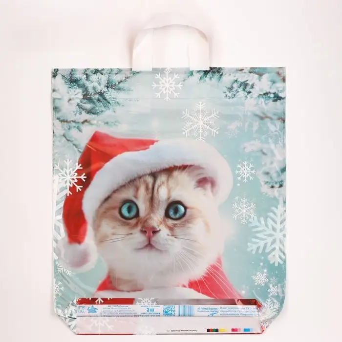 Пакет &laquo;Пушистое ожидание&raquo;, полиэтиленовый с петлевой ручкой, 42&times;38 см