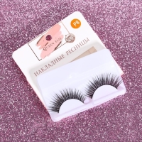 Ресницы накладные &laquo;Мечтающий взгляд&raquo;, 11 мм, без клея, цвет чёрный