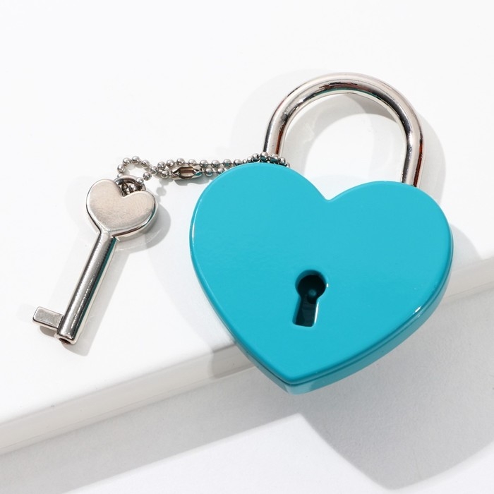 Замок свадебный с ключом &laquo;Вместе навсегда&raquo;.
