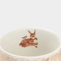 Набор кружек новогодних &laquo;Лесное чудо&raquo;, 2 шт., 220 мл, керамика, подарочная упаковка, бежевый