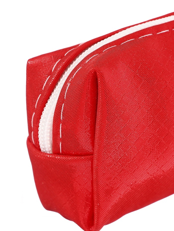 Пенал школьный на молнии Стиль  Красный