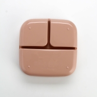 Ланч - бокс с ложкой, &laquo;Люблю еду&raquo;, 17,8 х 17,8 х 7 см