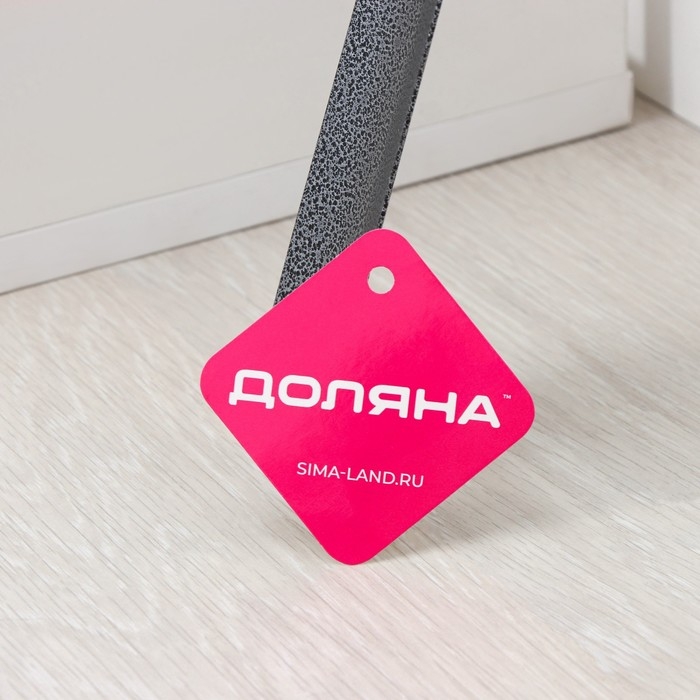 Ложка для обуви с крючком, 56,5&times;4,5 см, металл, цвет МИКС