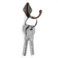 Крючок мебельный ТУНДРА TKO026, однорожковый, медь, 20 шт.