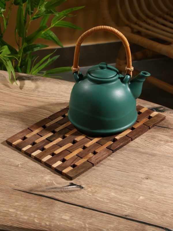 Коврик из тикового дерева, 30х20х0,7 см