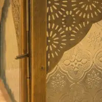 Подсвечник фонарь "Купол" железо 16х15,5х34,5 см