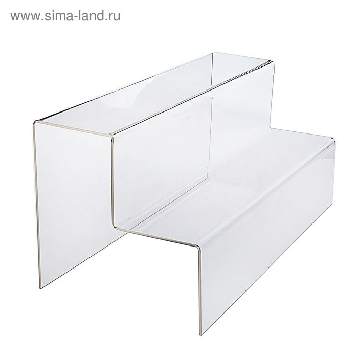 Горка 2 ступеньки 40×21×20 см, оргстекло 3 мм, В ЗАЩИТНОЙ ПЛЁНКЕ Горка 2 ступеньки 40×21×20 см, оргстекло 3 мм, В ЗАЩИТНОЙ ПЛЁНКЕ